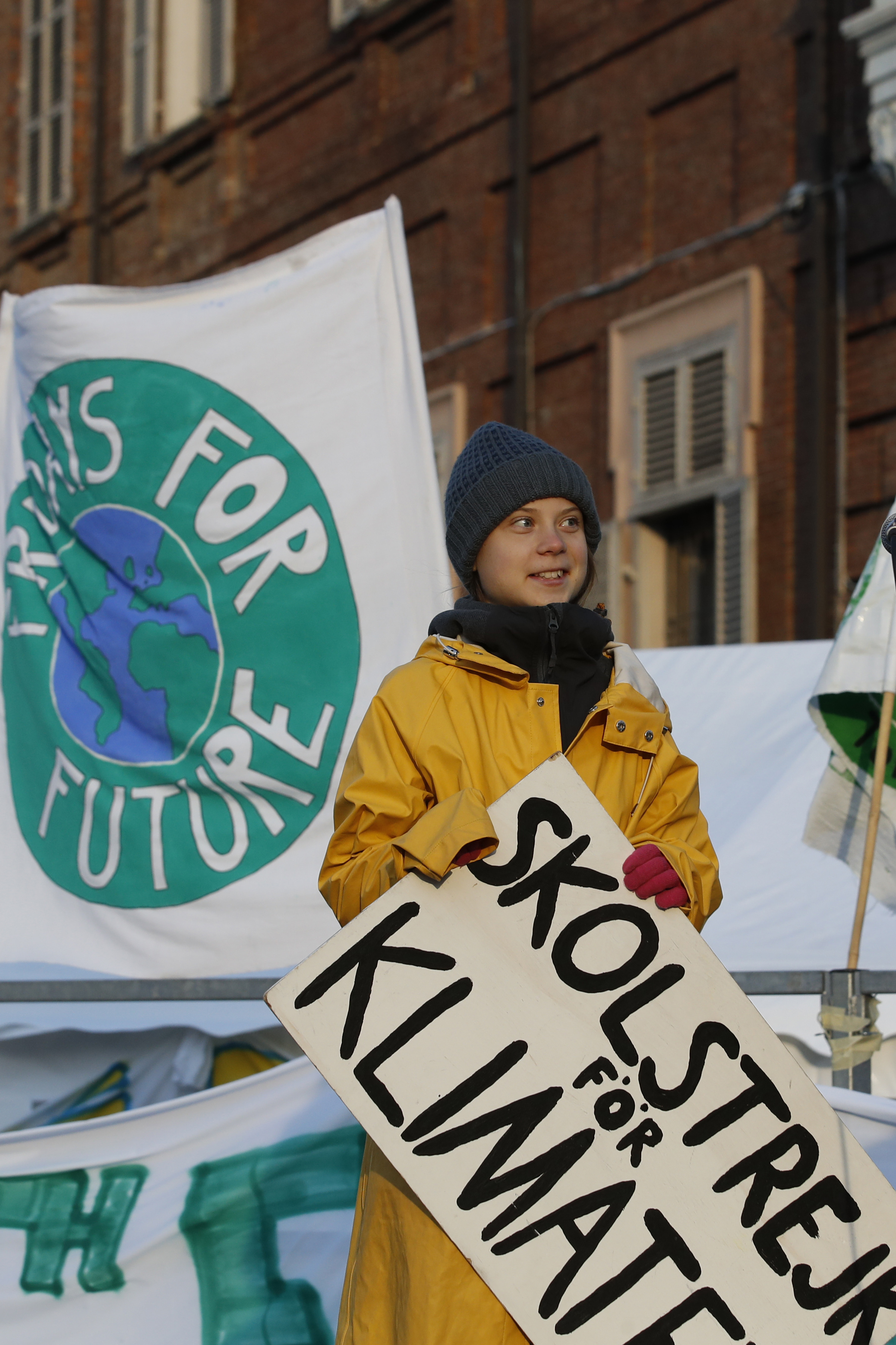 Greta Thunberg i Turin Greta Thunberg i Turin
